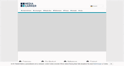 Desktop Screenshot of media-carrier.de